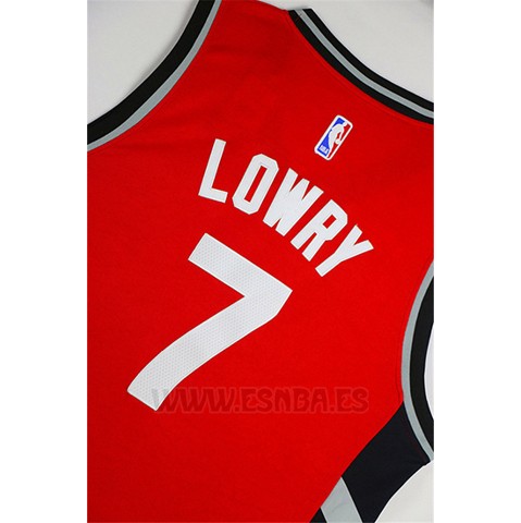 Camiseta Toronto Raptors Kyle Lowry #7 Rojo
